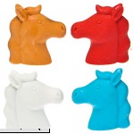 Horse Erasers Pencil Toppers One Dozen  B00L1R9EP8